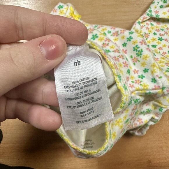 Carters 3-Piece Baby Girl Footie Pajamas Bundle Size Newborn - Picture 11 of 11